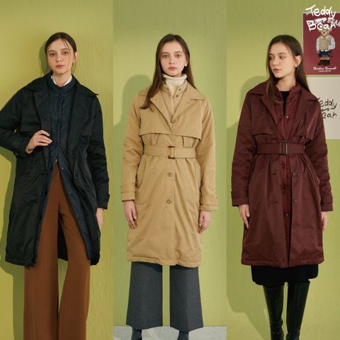 테디베어 여성 트렌치 패딩 코트 1종