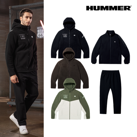 (3종 모두)험머 남성 플리스+트랙수트 3종세트