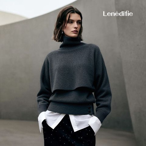 르네디피 25FW 캐시미어울100 케이프 + 베스트 2종