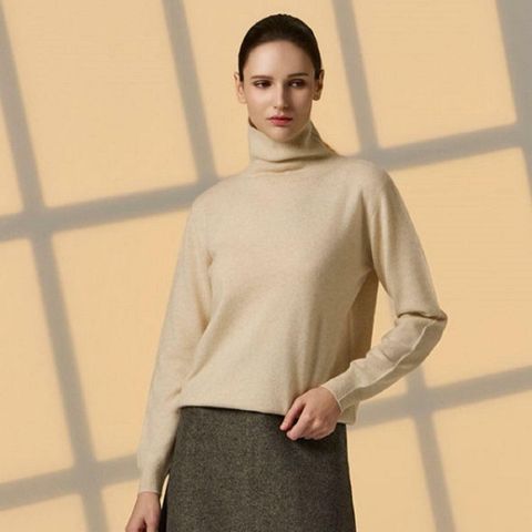 [롯데카드5%할인][런칭가 139,000 → 109,000] 데너 몽골 햇 캐시미어100 터틀넥니트(25FW)