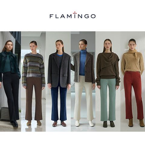 [후라밍고] 25FW NEW+ 세미 플레어 기모 본딩 코듀로이 팬츠 3종