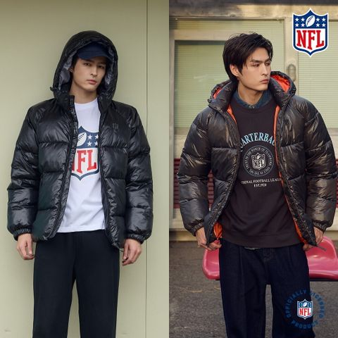 [런칭가 99,000원] NFL 25FW 남성 글로시 푸퍼 패딩 점퍼 1종