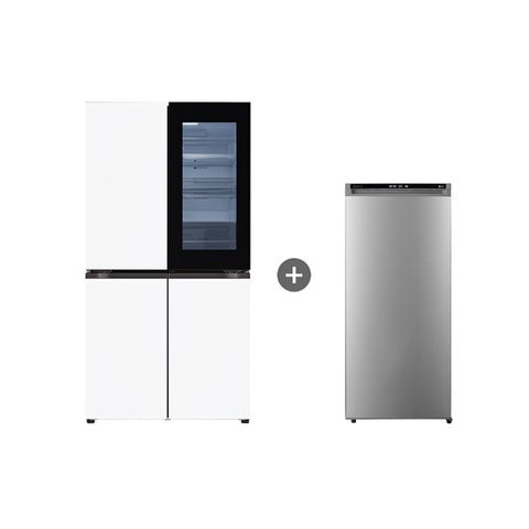 LG 디오스 오브제 매직스페이스 냉장고 4도어 865L [T875MHH412] (사은품 : LG냉동고)