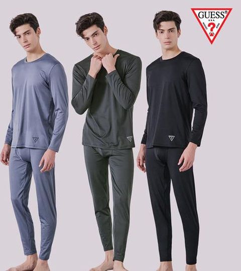 게스 언더웨어 25FW 남성 메가히트 피치기모 동내의 3세트