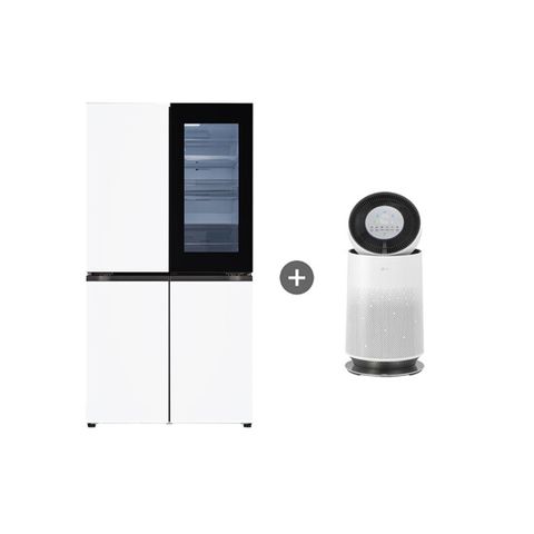 LG 디오스 오브제 매직스페이스 냉장고 4도어 865L [T875MHH412] (사은품 : LG공기청정기)