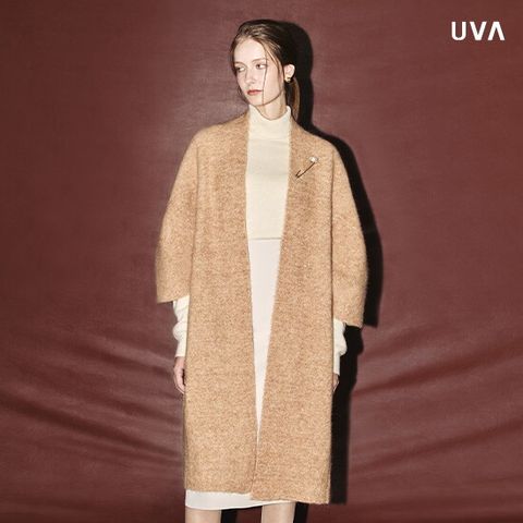 ○(런칭가 298,000원) 모헤어 블렌디드 니트코트