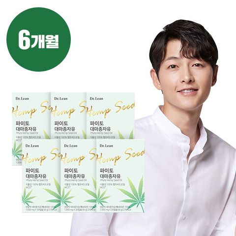 [6박스]닥터린 파이토 대마종자유 (1,000mg X 30캡슐 X 6박스)