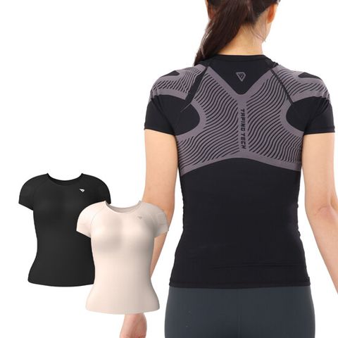 [테이핑테크] (여성용) 바른자세 FW 테이핑 기모 이너웨어 2종 (오트밀 1종+방송에서만 블랙 1종 추가구성)