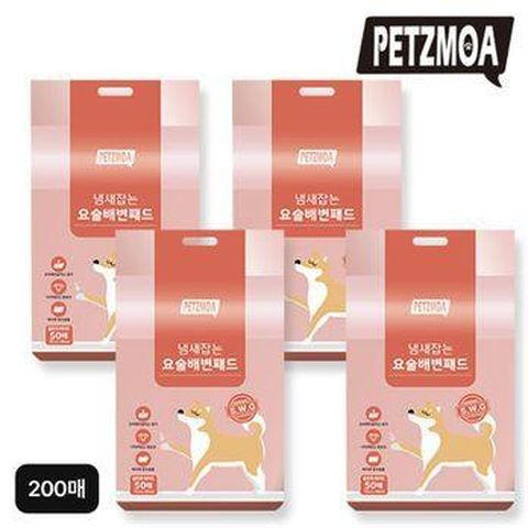 (방송에서만) (대형 200매) 페츠모아 냄새잡는 요술 배변패드 울트라 와이드 200매