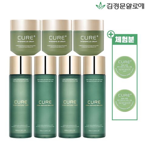 김정문알로에 기초 풀세트 (2X크림 3개+토너2개+에멀전2개+미니2개)
