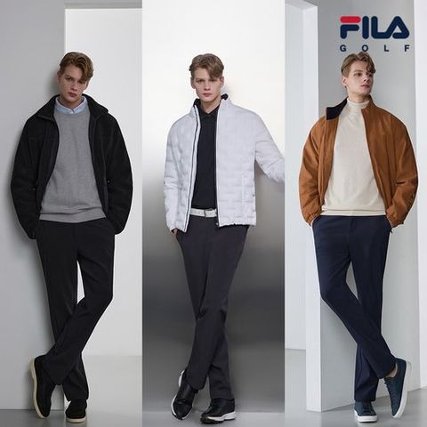 [휠라골프] 남성 기모 팬츠 3종 세트