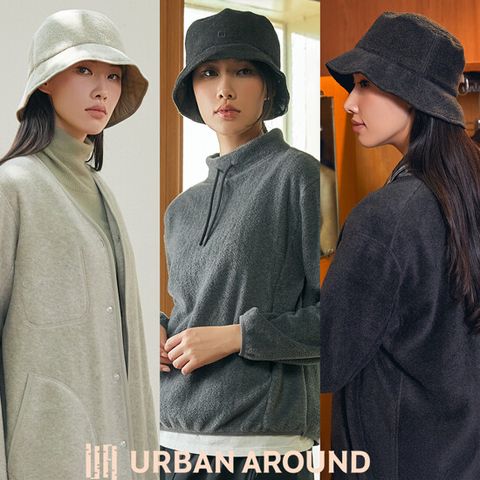 어반어라운드 25FW 플리스 리버시블 버킷햇 1종