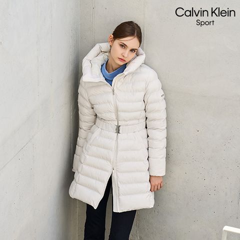 [Calvin Klein Sport]25FW SOMA-SOM 패딩 코트 여성