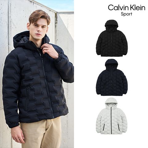 [Calvin Klein Sport]25FW SOMA-SOM 심리스 패딩 자켓 남성