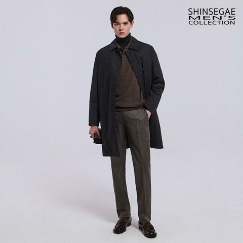 [카드 5%할인][25FW NEW]신세계맨즈컬렉션 울혼방 패딩코트