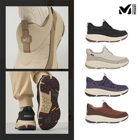 밀레 25FW 여성 패딩 슬립온