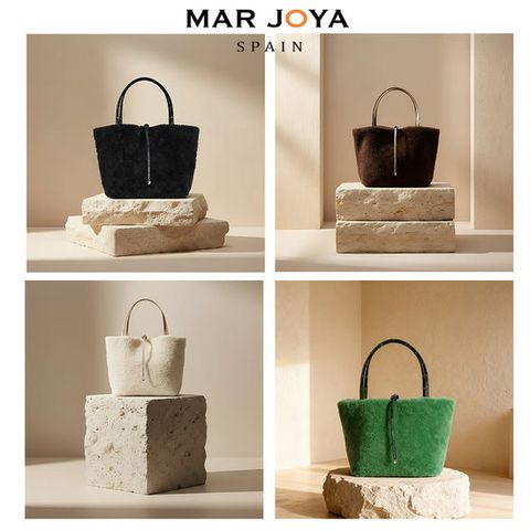 마르호야 리버시블 리얼 양털백