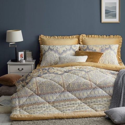 [K]벨라하우스 극세사 침구 3종세트(이불 + 토퍼 + 베개커버 2장)