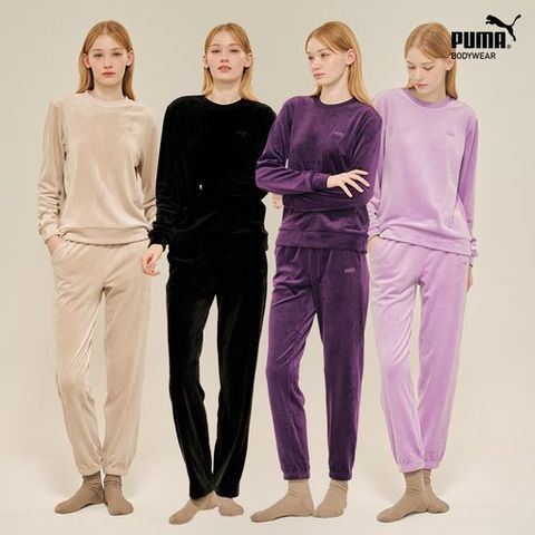 [푸마] (초특가) 푸마 벨로아 셋업 여성 패키지(블랙 공통 / 3컬러 중 택 일)