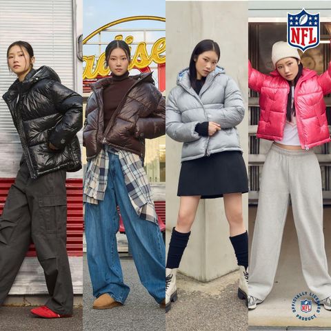 [삼성카드5%할인]NFL 25FW 여성 푸퍼 패딩 점퍼