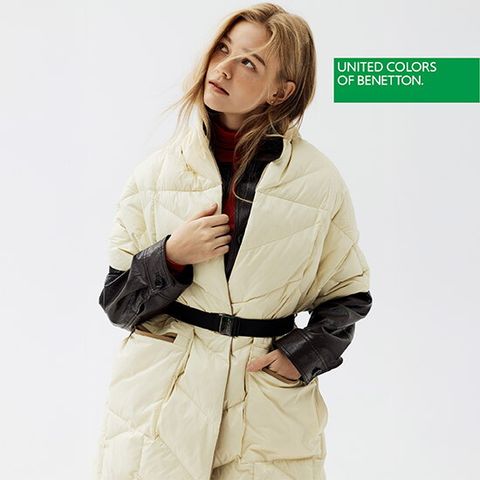 하이브리드 롱다운 숄