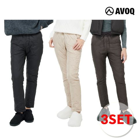 아보크 25FW 여성 패딩 팬츠 3종