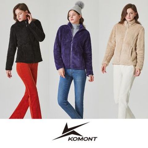 런칭가 49,900) 코몽트 여성 쉐르파 점퍼 3종