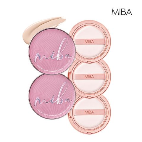 [초특가패키지] 미바 왕쿠션 시즌3 커버쿠션 초특가패키지 (본품2+리필3)