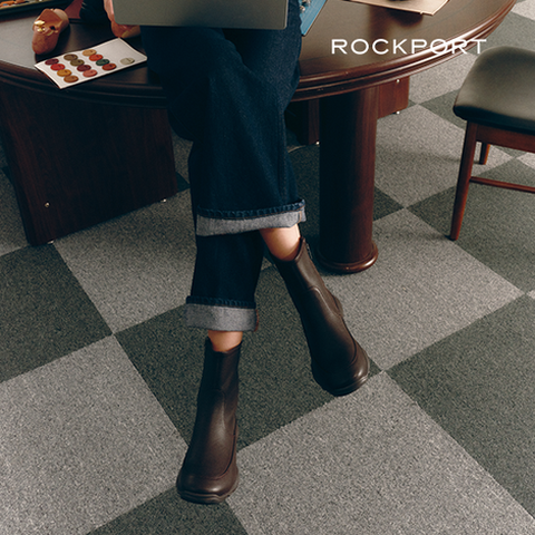 발볼부자 PICK 토탈모션 아몬드토 램스킨 부츠