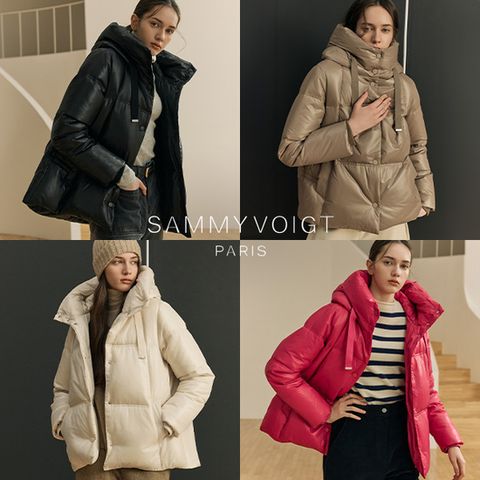 새미보이트 25FW 하프구스후드다운 1종