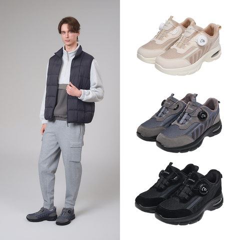 25F/W 캠포릭 에어핏 남성 기모 다이얼 워킹화