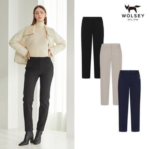 [울시] 25FW 융기모 본딩 팬츠 3종 [여성]