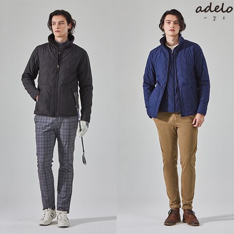 [Adelo] 아델로 남성 패딩 자켓 +베스트 세트 