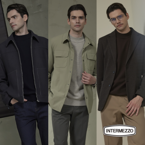 [카드 5%할인][웅니버스] 인터메조 25FW 캐시미어 블랜디드 니트 3종