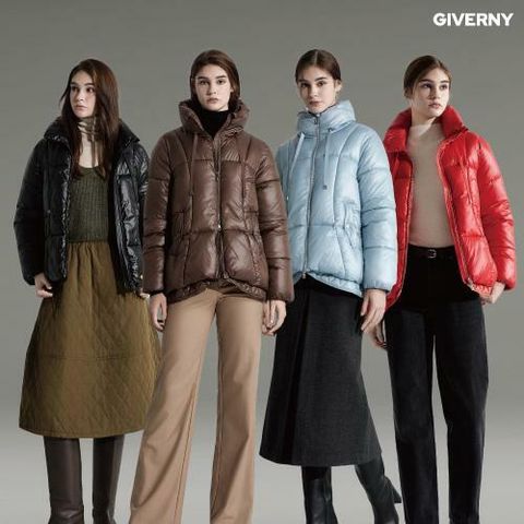 [카드 5%할인]25FW 지베르니 글로시 패딩 