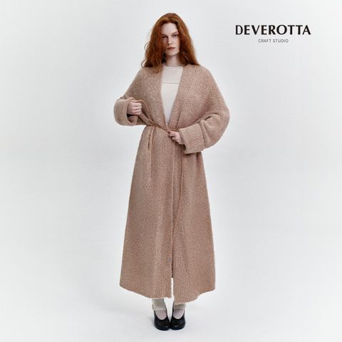 드베로타 25FW 이태리알파카 롱니트코트