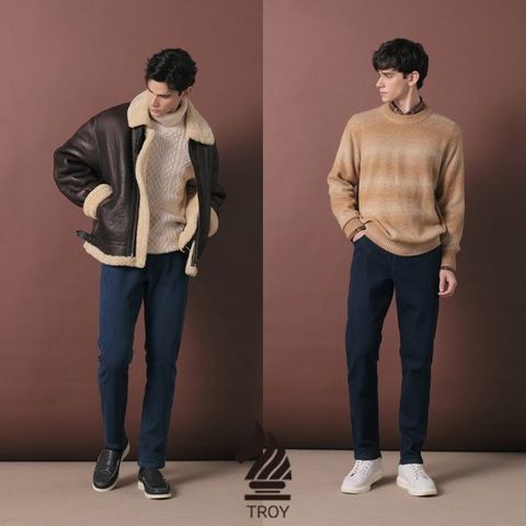 25FW 트로이 남성 기모본딩 데님팬츠 2종
