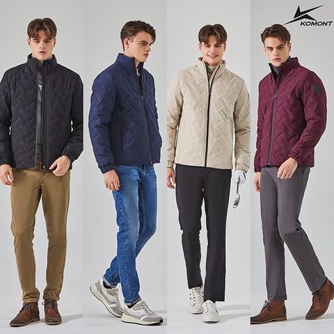 코몽트 25FW 고주파 경량 방풍 패딩 1종, 남성