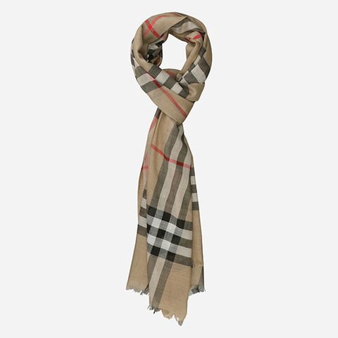 [버버리] 체크 울 실크 스카프 (5F 8078779 A7026)