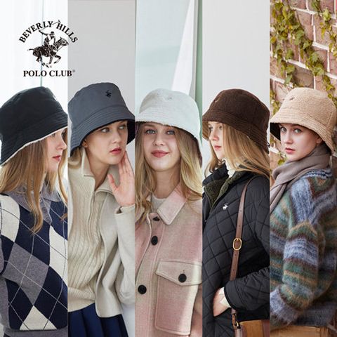 [매장동일 정품][비버리힐스 폴로클럽] 리버시블 버킷햇 1종