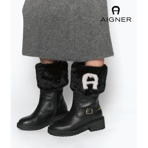 아이그너 25FW 퍼 슈즈 워머