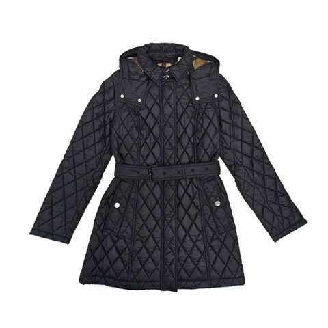 버버리 헤밍필드 퀼팅 벨티드 자켓 81191331