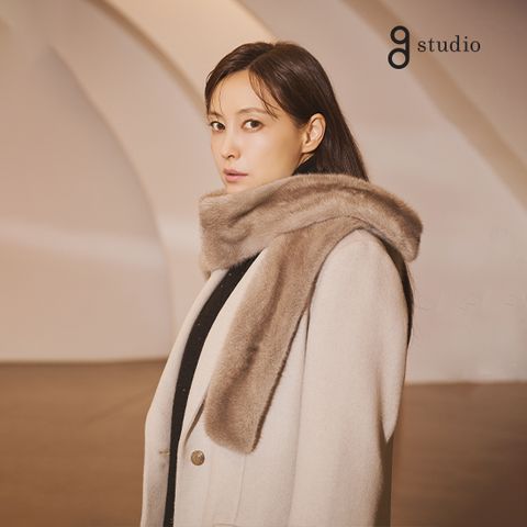 지스튜디오 25FW 사가밍크 슈러그