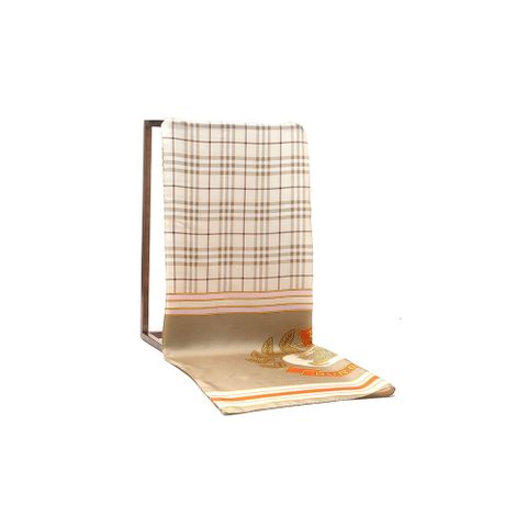 버버리 EKD 체크 실크 스카프