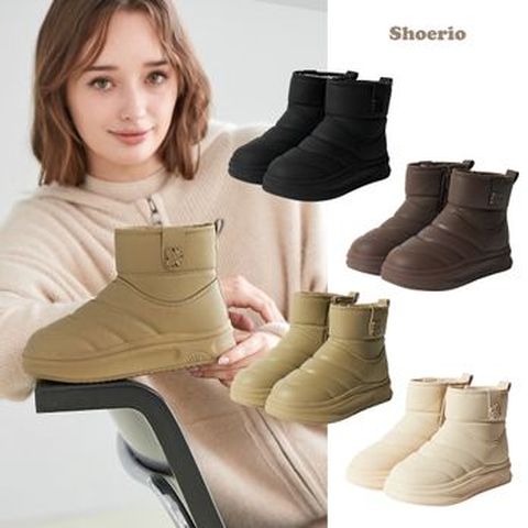 슈리오 양모 블랜디드 윈터 방한 패딩부츠