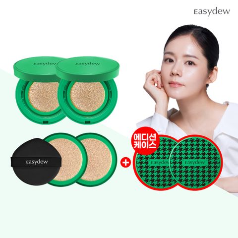 [대웅제약/1]이지듀 멜라 앰플쿠션 본품2+리필2+케이스2