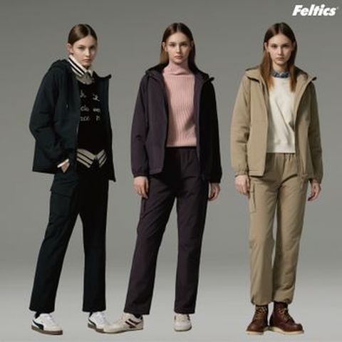 펠틱스 여성 패딩 기모 셋업 2종