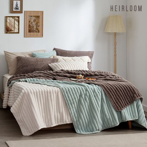 [에어룸]퀸_25FW 라셀퍼 극세사 이불 겸 블랭킷 1+1세트