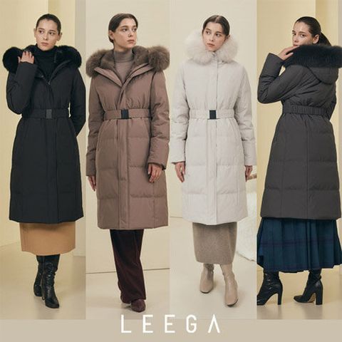 [방송에서만적립혜택][리가]25FW 풀스킨 밍크 콤비 구스다운