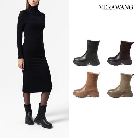 VW베라왕 25FW 멜로우 리얼 무스탕 부츠